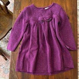 Purple Sparkle Gymboree Sweater Dress
